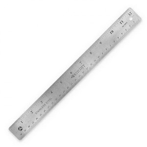 Steel Ruler 12"